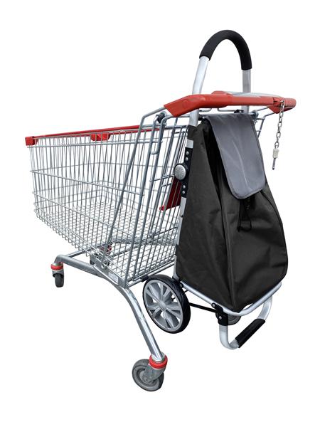 Carry 53L Black Shopping Bag On Wheels