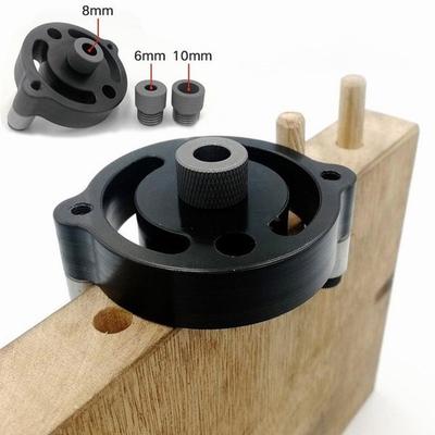 Professionelle 6 8 10mm Dübel Jig Holz Panel Puncher Loch Locator Zentrale Holing Position Messen Bohren Holzbearbeitung Werkzeug
