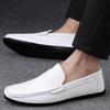 Shoes Men's 2025 Spring/Autumn New Casual Leather Shoes for Driving Flat Bottomed Man Shoes  Designer Loafers Men