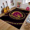 Brisbane Broncos Polyester Carpet, Soft Indoor Mat for Office Chair, Living Room, Computer Desk - Decorative Home Office Rug Design