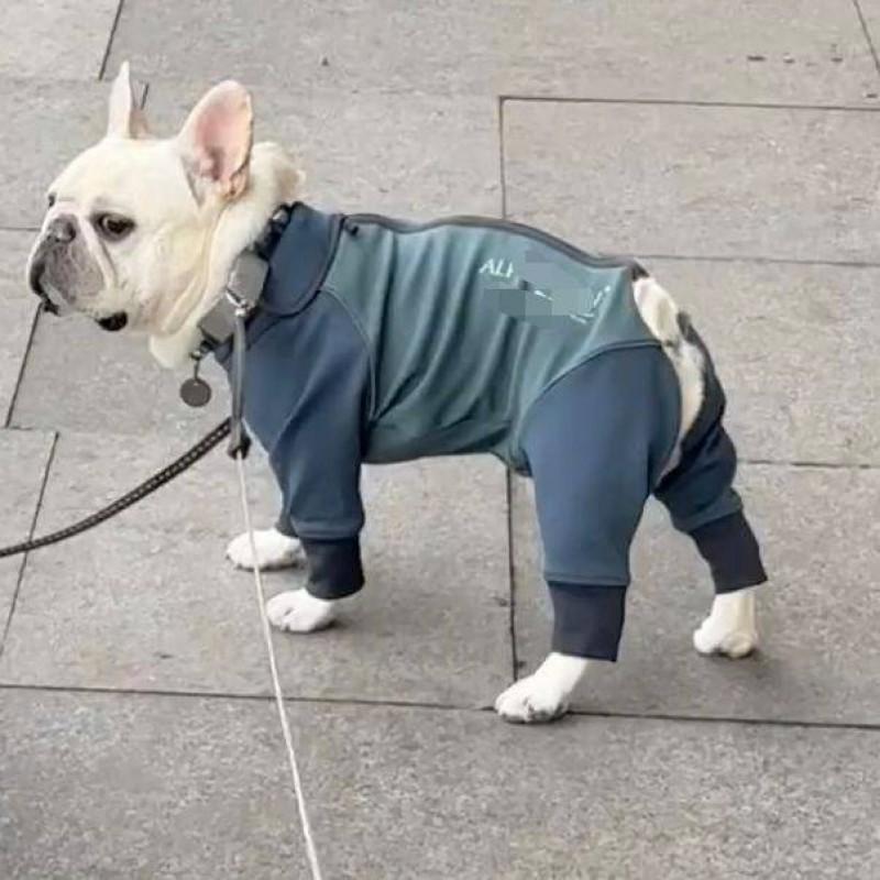 Warm Fleece-Lined Four-Legged Dog Sweater Small To Medium Breeds Winter Coat Pet Clothing