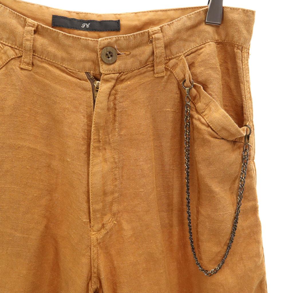 TC Made In Japan Linen Blend Shorts S Orange Series Men's Used