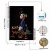 5D DIY Diamond Art Painting Kits for Adults, Grandpa Donald Duck Full Round Crystal Diamond Kits for Beginner for Home Wall Decorate
