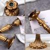 Retro Taper Candle Holders Copper Candlestick Holders for Home Dinning Table Centerpiece Wedding Holiday Party Chrismas