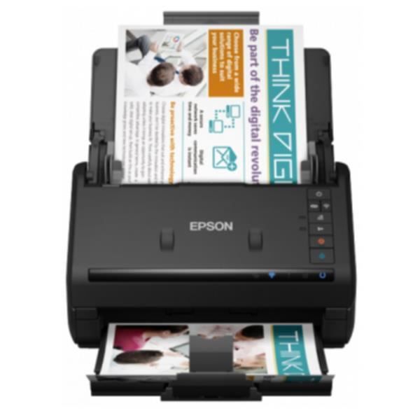 EPSON ES-580W Desktop-Dokumentenscanner – Automatischer Duplexdruck – 600 Dpi – Wi-Fi Direct