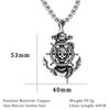 Xiewei'er Gothic Skull Pendant: Punk Hip Hop Niche Necklace