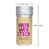 Hair Wax Stick Wax Stick For Hair Wigs Edge Control Slick Stick Hair Pomade Stick Non-greasy Hair Styling Wax For Fly Away & Edge Control Frizz Hair