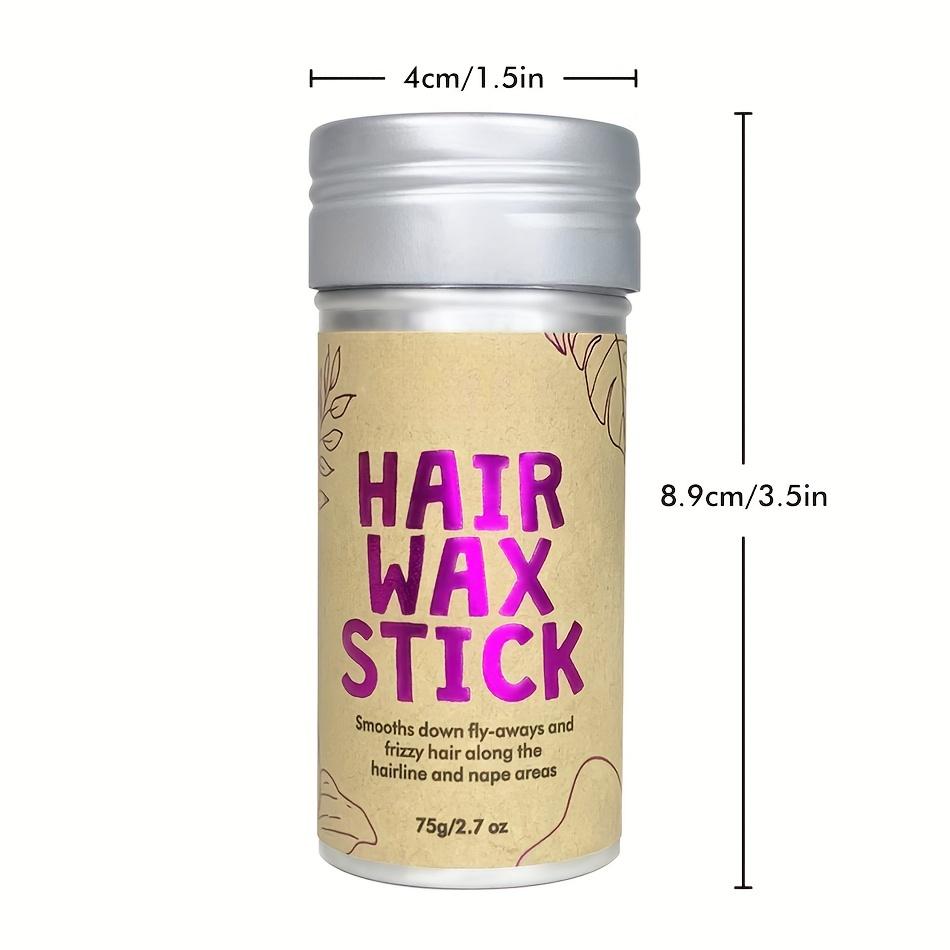 Hair Wax Stick Wax Stick For Hair Wigs Edge Control Slick Stick Hair Pomade Stick Non-greasy Hair Styling Wax For Fly Away & Edge Control Frizz Hair