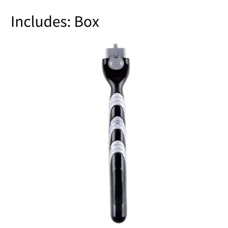 Manual Gillette Men Three Layers Stainless Steel Razor Holder Shave Quick