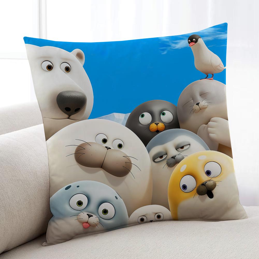 S-Sealook Милая мультяшная наволочка Домашний текстиль Диван Гостиная наволочка Простая Мягкая Наволочка для кожи Подарок для вечеринки 12x12Inch