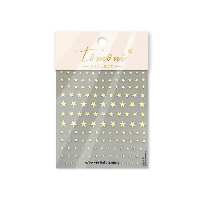

Наклейки для ногтей с горячим тиснением Tomoni – Популярный японский звездный нейл-арт для детей