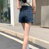 Hong Kong Style Retro Large Size High Waist Denim Skirt for Women In Summer New Style Slim Hot Girl Skirt Pants Hip Short Skirt