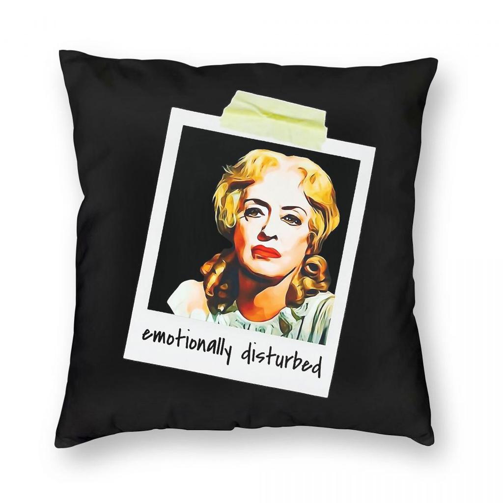 What Ever Happened To Baby Jane Bette Davis Square Pillowcase Polyester Linen Velvet Zip Decor Pillow Case Room Cushion Cover