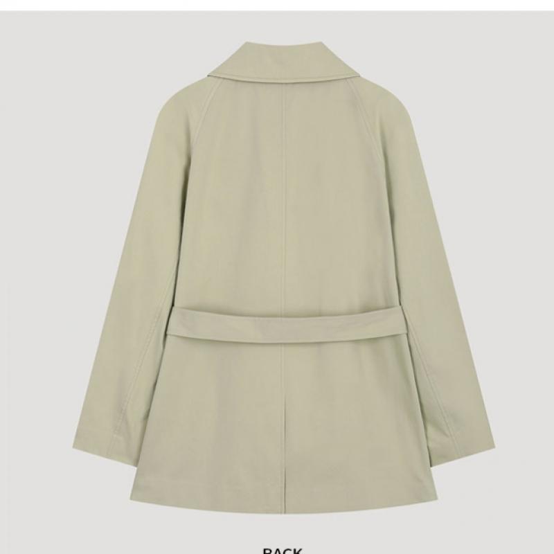 [She S miSS] Belted Half Trench Coat Swwbyo12040