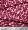 Soimoi Japan Crepe Satin Fabric Clover Leaves Small Print Fabric by Metre 42 Inch