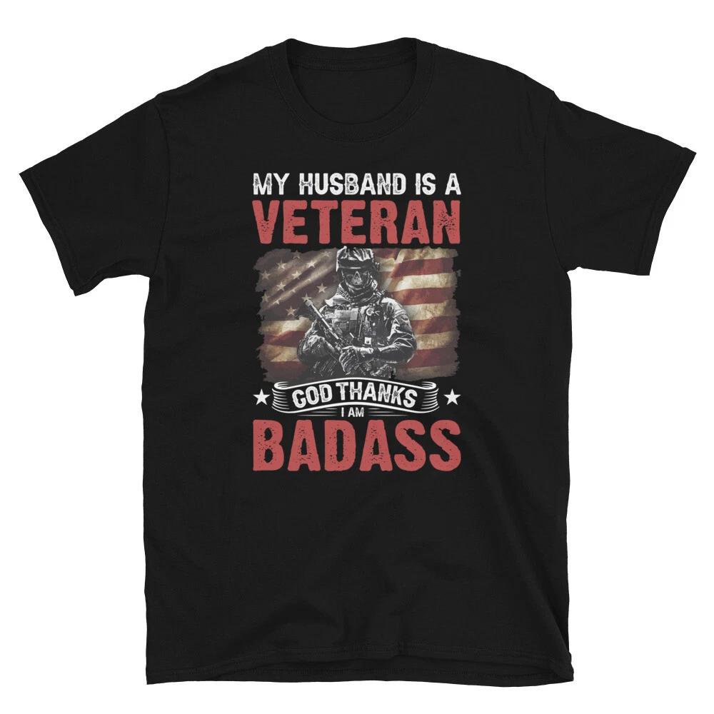 Soldier Honor Duty America Veteran Badass T-Shirt S