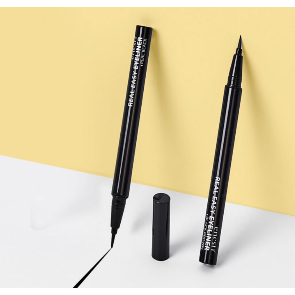 Enesty Real Easy Eyeliner 0.5g, Real Black, 2 Pcs.