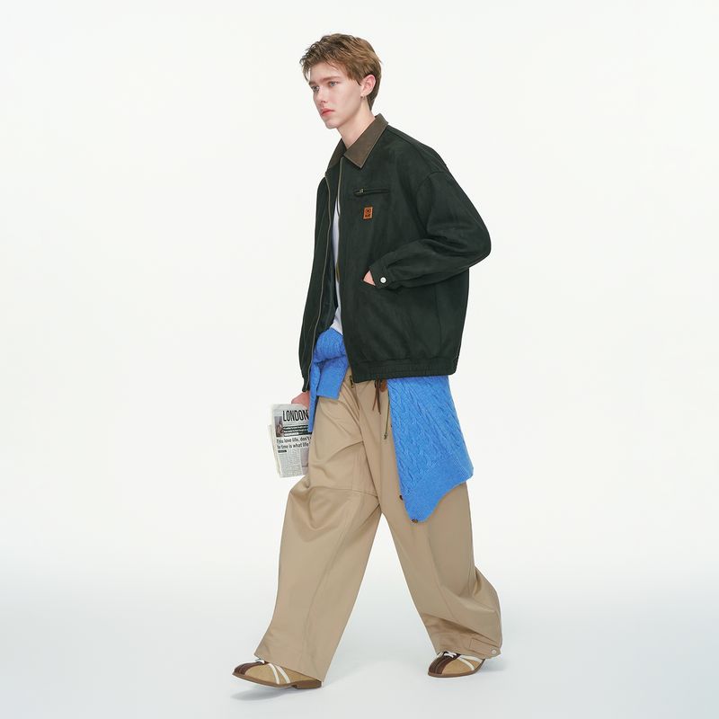 Dream Made American Carhartt Suede Jacket Men's Autumn Detroit Workwear Barn Style Jacket