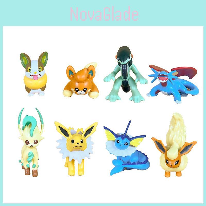 Pokemon Eeveelution Family Pvc Collectible Figures For Display And Gift