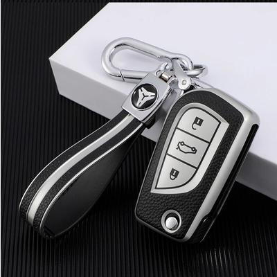 Pro Toyota Corolla Camry Altis Auris Aygo Yaris RAV4 Verso Auto Skládací Vyklápěcí Pouzdro na Klíč Ochranný Kryt Taška Skořepina Držák Klíčenka