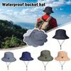 Summer UV Protection Hiking Hat Quick-drying Wide Brim Outdoor Visor Bucket Hats Mesh Breathable Sun Hat Outdoor Cycling Hat