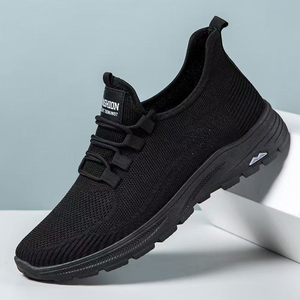 Men's breathable casual shoes for spring summer soft soled lightweight simple comfortable versatile men's sports shoes