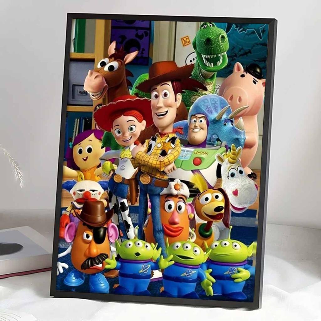 Full Round Diamond Painting Group Photo of Toys Art Rhinestone Picture Mosaic DIY 5D Cross Stitch Embroidery Home Decoration