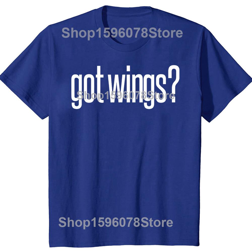 Got Fried Chicken Wings Food Image Lover Fun Tshirts Men Tshirt 100 Cotton Loose Oversized Crewneck Collar Hip Hop T Shirt