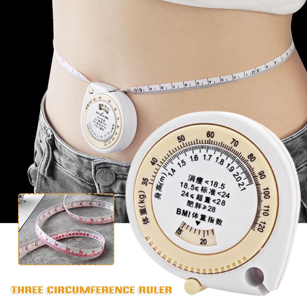 Bmi-health Three Circumference Ruler Fitness Tape Automatic Retractable Tape Measure Special Ruler For Measurements