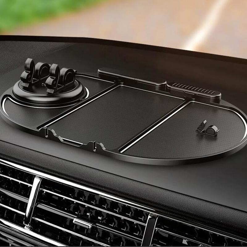Multi-Functional Car Black Anti Slip Mat Auto Phone Holder Sticky Anti Slide Dash Silicone Mount  Men Luxury Car Accessories