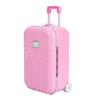 Baby Suitcase Toy Cute Plastic Rolling Suitcase   Luggage Box (Pink)