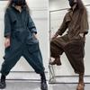 2025 Herfst Slim Fit Dames Hoge Mangaan Was Straight Leg Jumpsuit