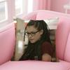 German Crime Drama Star Cosima Niehaus Cushion Cover Pillowcase Short Plush Invisible zipper Room Sofa Cushion Cover