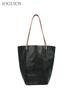 Genuine Leather Large Capacity Tote Bag for Women - High-End Commuter Shoulder Bag