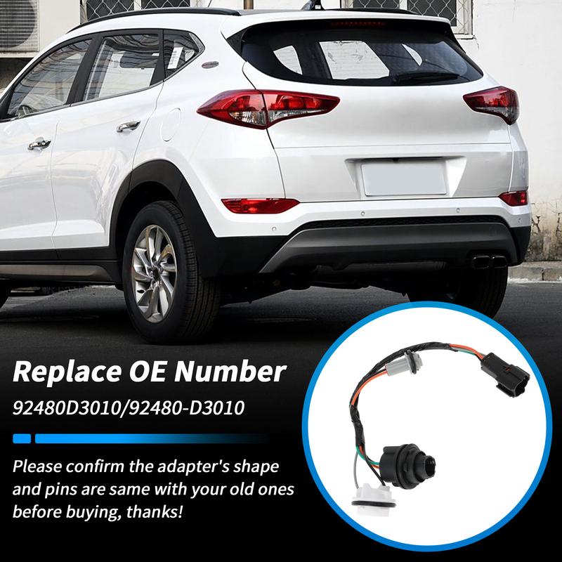 X Autohaux Tail Light Socket Wiring Harness for Hyundai Tucson 2015-2018 No.92480-D3010