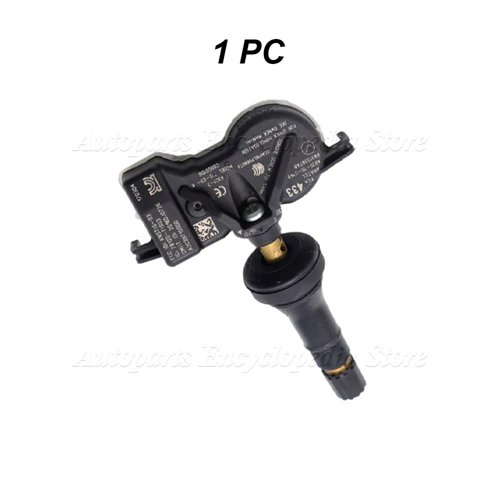 1/4PCS Tire Pressure Sensor TPMS Jeep Tire Pressure Sensor 68313387AB For 2018-2024 Jeep Compass TPMS 68313387AA 433MHz 1 PC