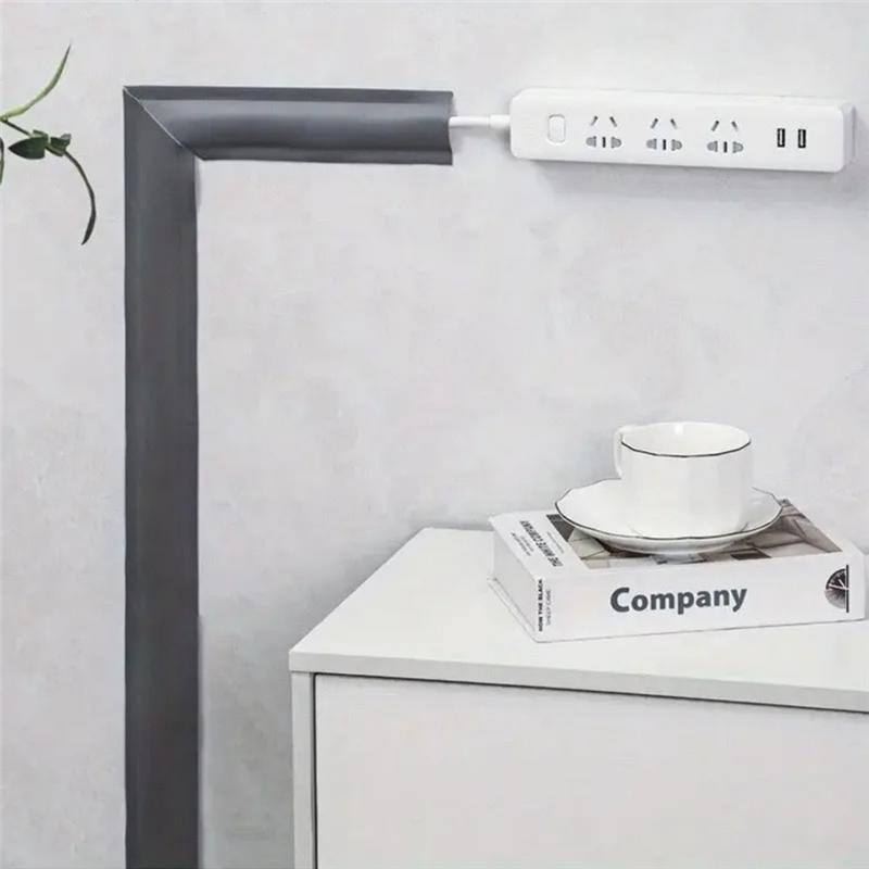 PVC Aufputz Selbstklebend Kabelkanal Boden Trittschutz Abdeckung Dekorative Oberfläche Freiliegende Leitung