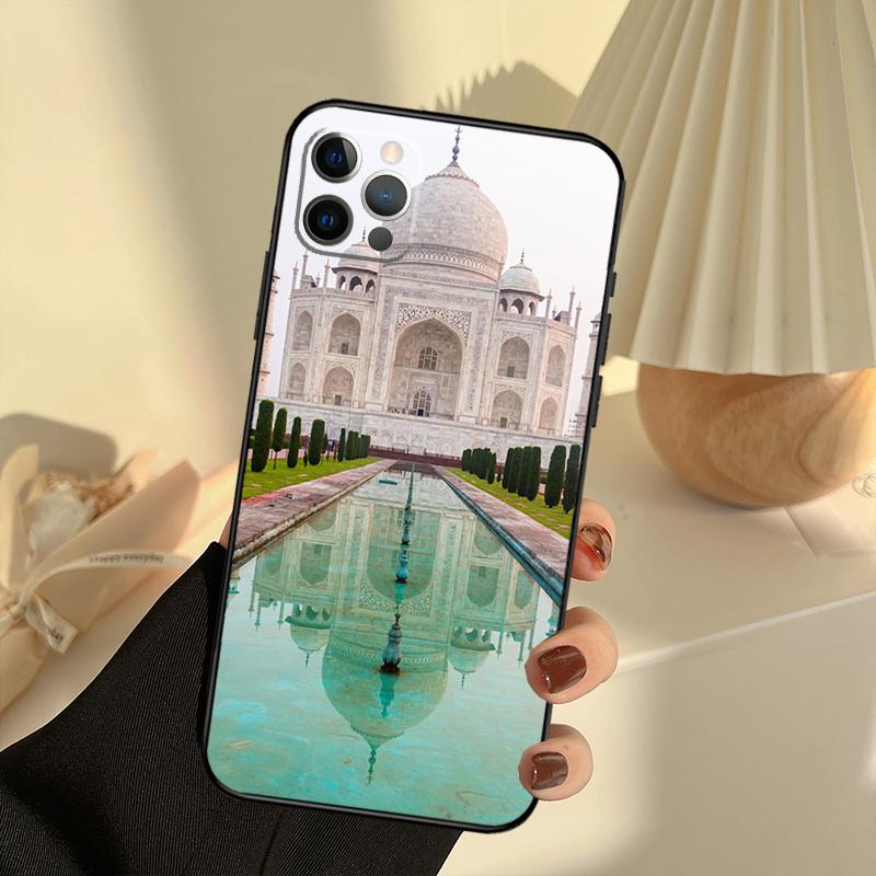 Taj Mahal India Mausoleum Phone Case For IPhone 18 13 16 15 11 12 14 17 Pro Max 12 mini 15 16 Plus 16e 17 Air Cover Funda