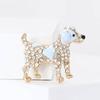 Fashion Dog Brooch Fun Animal Pin Unique Alloy Brooch Animal Shape Bagde Perfect for Everyday Wear or Special Occasions