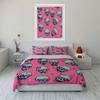Zombie Heart Design Three-Piece Set Bedding Set With 1 Duvet Cover 2 Pillowcases Single Double King Queen, Gift