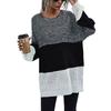 Women's Sweater, Striped, Color-Block for Fall and Winter