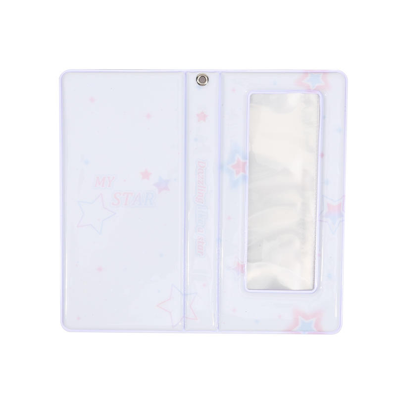 Star Pattern Photocard Holders Binder Album Mini Portable Cartoon Photo Card Holder Book for Collection