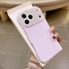 Compatible Apple 17 Pro Solid Color Rhinestone Lens Case for iPhone 16, Anti-fall Protective, Special Side Rhinestones.