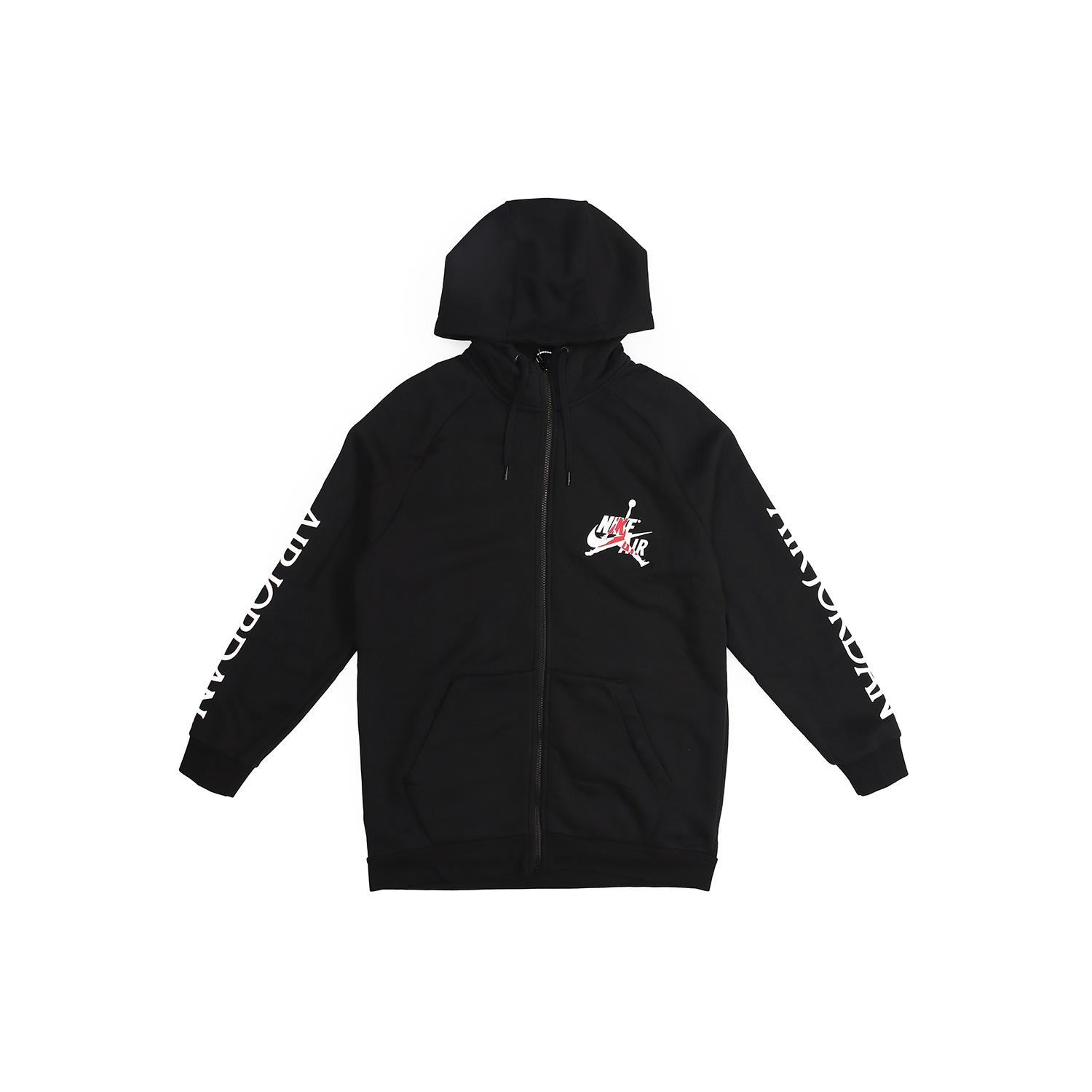 Air Jordan Air hooded Basketball Sports Fleece Lined Jacket Black Men s CK2224-010 L