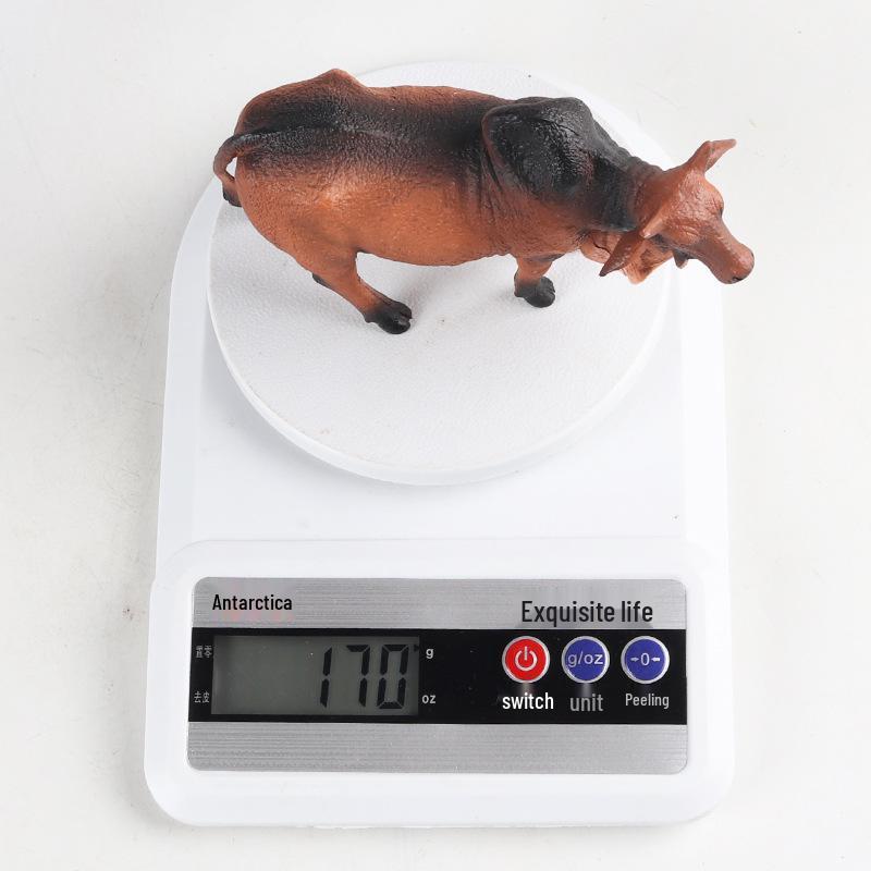 High-Quality Children's Cow Animal Model - Simulation Farm Scene Decoration
