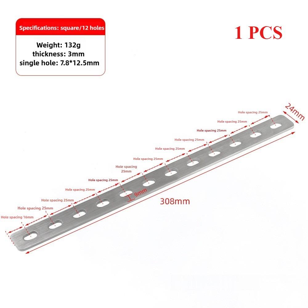 Stainless Steel Flat Corner Bracket Mending Joining Plate Repairing Fixing Connector Furniture Cabinet Shelves Straight Brace