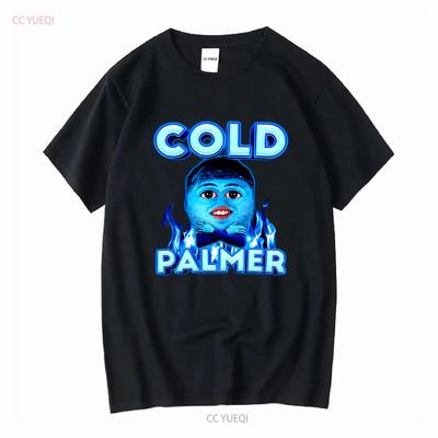 Cold Palmer M T Shirt Long or Short Sleeves Vintage Washed Unisex Soft Stretched Fashion Stylish Slightly Top For Everyday Wear