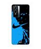 Case For Vivo Y76 5G Nike Logo Color Black and Blue Maniacase