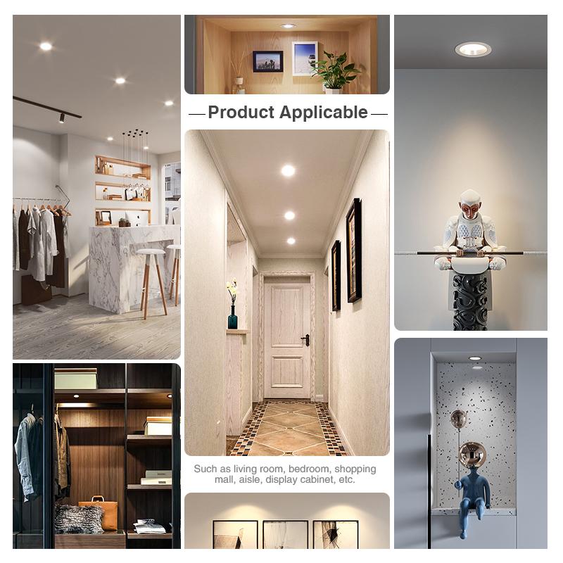 10 teile/los LED Downlight 5W 9W 12W 15W 18W Einbau Scheinwerfer Decke Lampe AC110V 220V DC12V 24V Innen Beleuchtung Warm Kalt Weiß