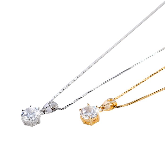 Moissanite Necklace for Metal Shines More Than 925 Gift for Platinum [gulamu Jewelry] [gulamu Jewelry] Women, Allergy-friendly, Diamonds, Simple,